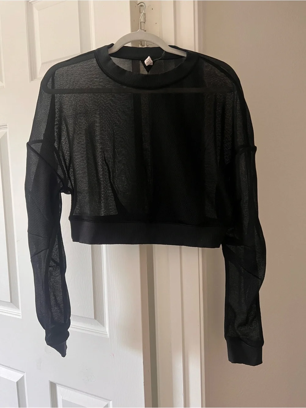 Alo Yoga Row mesh long sleeve sheer